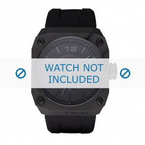 Uhrenarmband Diesel DZ1433 Silikon Schwarz 30mm