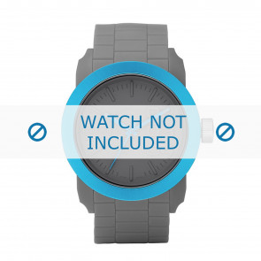 Uhrenarmband Diesel DZ1458 Silikon Grau 24mm