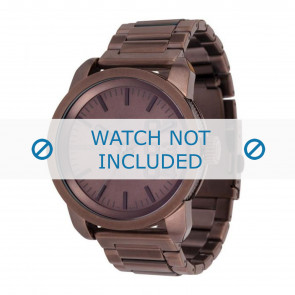 Diesel Uhrenarmband DZ1480 Metall Rot 24mm