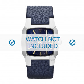 Diesel Uhrenarmband DZ1636 Leder Blau 27mm