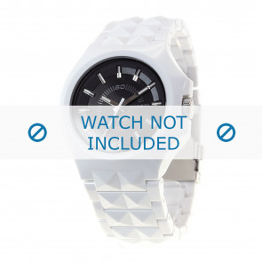 Diesel Uhrenarmband DZ1645 Kunststoff Weiss 26mm