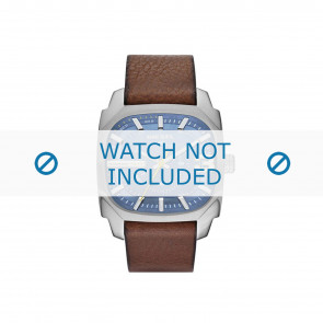 Uhrenarmband Diesel DZ1654 Leder Braun 24mm