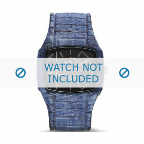 Diesel Uhrenarmband DZ1669 Silikon Blau 28mm