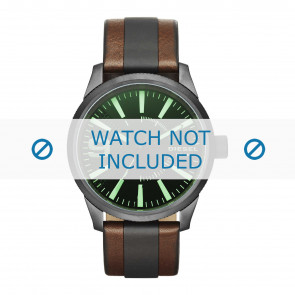 Diesel Uhrenarmband DZ1765 Leder Braun 24mm