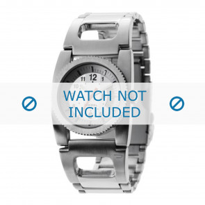 Diesel Uhrenarmband DZ4094 Rostfreier Stahl Silber 22mm