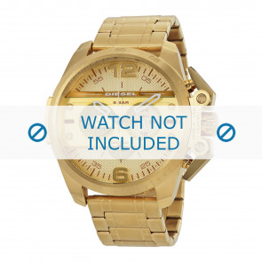 Diesel Uhrenarmband DZ4377 Rostfreier Stahl Gold 24mm