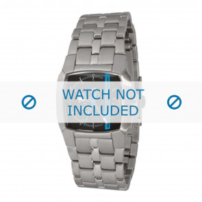Diesel Uhrenarmband DZ5204 Rostfreier Stahl Silber 21mm
