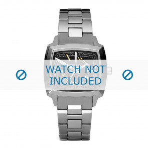 Diesel Uhrenarmband DZ5209 Rostfreier Stahl Silber 20mm