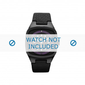 Diesel Uhrenarmband DZ5284 Leder Schwarz 22mm