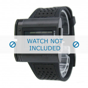 Diesel Uhrenarmband DZ7145 Silikon Schwarz 26mm