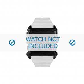 Diesel Uhrenarmband DZ7201 Silikon Weiss 30mm
