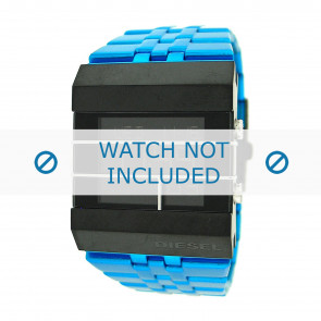 Diesel Uhrenarmband DZ7229 Rostfreier Stahl Blau 35mm