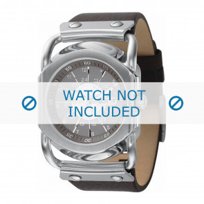 Uhrenarmband Diesel DZ9027 Leder Braun 27mm