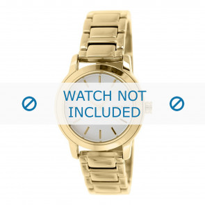Uhrenarmband DKNY NY2343 / SOHO Stahl Vergoldet 18mm