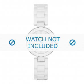 DKNY Uhrenarmband NY2354 Keramik Weiss 8mm