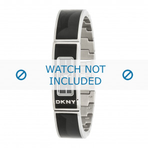 DKNY Uhrenarmband NY8760 Rostfreier Stahl Silber 8mm