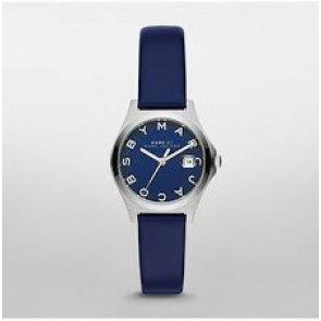 Uhrenarmband Marc by Marc Jacobs MJ8671 Leder Blau 14mm