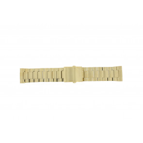 Uhrenarmband Diesel DZ4360 / DZ4642 Stahl Vergoldet 26mm