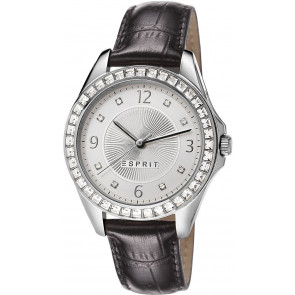 Uhrenarmband Esprit ES106482001 Kroko leder Braun 17mm