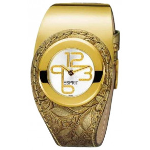 Uhrenarmband Esprit ES100642004 Leder Gelb 14mm