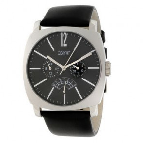 Uhrenarmband Esprit ES102291-001 Leder Schwarz 27mm