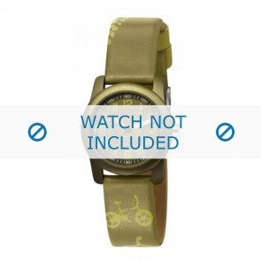 Esprit Uhrenarmband ES000FA4-40GR / 000FA4044 Leder Grün