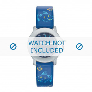 Esprit Uhrenarmband ES103454-40BL Leder Blau