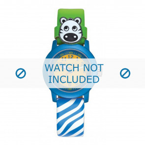 Esprit Uhrenarmband ES106414-40BLGR Leder Blau