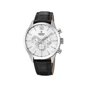 Uhrenarmband Festina F20542 Leder Schwarz