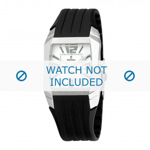 Festina Uhrenarmband F16131-1 / F16131-2 / F16131-3 / F16131-4 / F16131-5 Kunststoff Schwarz 21mm
