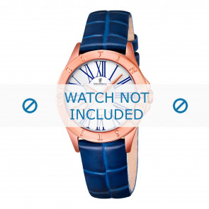 Festina Uhrenarmband F16930-1 Kroko leder Blau 16mm