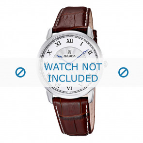Uhrenarmband Festina F6813-5 Kroko leder Braun 21mm