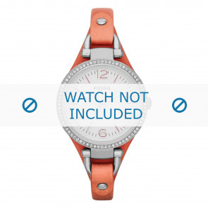 Uhrenarmband Fossil ES3468 Leder Rosa 8mm