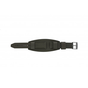 Fossil Uhrenarmband JR1418 Leder Grau 20mm + standardnähte