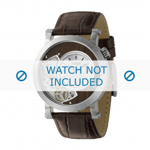 Uhrenarmband Fossil ME1072 Leder Braun 20mm