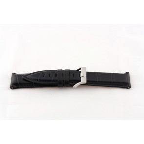 Uhrenarmband Universal H151 Leder Schwarz 22mm