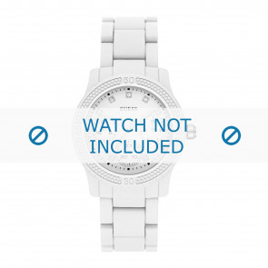 Uhrenarmband Guess W0944L1 / 2057177 Funfetti Kunststoff Weiss 11mm