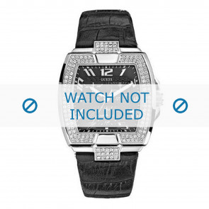 Guess Uhrenarmband W14515L1 Leder Schwarz