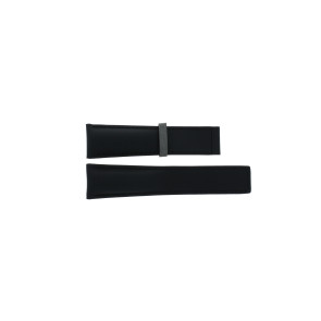 Tag Heuer Uhrenarmband FC6171 Leder Schwarz + schwarzen nähte