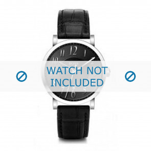 Uhrenarmband Hugo Boss 659302002 / HB-19-1-14-2002 / HB1512175 / HB1512176 / HB1512008 Leder Schwarz 21mm