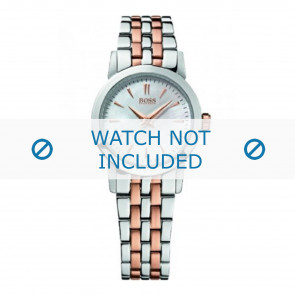 Hugo Boss Uhrenarmband HB-194-3-14-2551 / HB1502344 Metall Zweifarbig