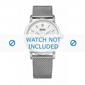 Hugo Boss Uhrenarmband HB-140-1-14-2480 / 1512778 / HB659002357 Metall Silber 22mm