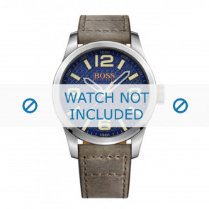Hugo Boss Uhrenarmband HO1513352 / HB-242-1-14-2891 Leder Beige + standardnähte
