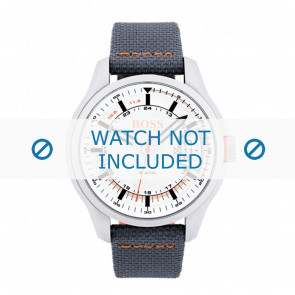 Uhrenarmband Hugo Boss HO1550015 / 659302780 Segeltuch Grau 22mm
