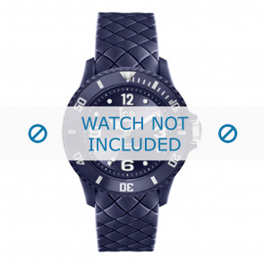 Ice Watch Uhrenarmband 007270  Leder Blau 17mm