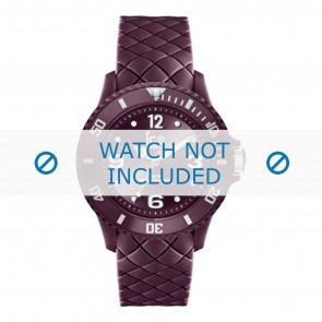 Ice Watch Uhrenarmband 007276 Leder Lila 20mm
