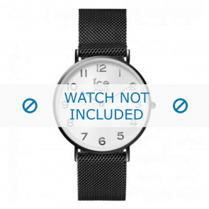 Uhrenarmband Ice Watch 012699 / 012698 / 012771 Stahl Schwarz 20mm