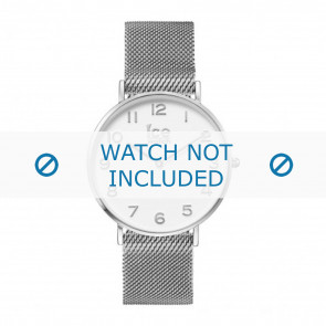 Ice Watch Uhrenarmband 012701 / 012702 Metall Silber 20mm