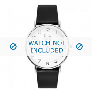 Ice Watch Uhrenarmband ct-bsr-36-l-16 Leder Schwarz 18mm