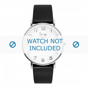 Ice Watch Uhrenarmband 001502 / CT.BSR.36.L.16 Leder Schwarz 18mm